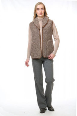 Жилет арт.1213-01/мол. воротник ТАРА Марроне - Altro фото 2