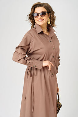 Платье EVA GRANT 7223 мокко