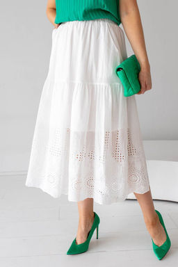 Юбка МЮ-959 белый - Took a look фото 5