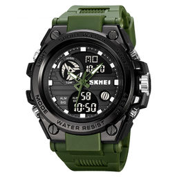 Часы наручные Skmei мужские электронные спортивные 2031army-green