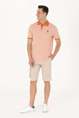 U. S. Polo Assn Мужская футболка с воротником-поло Brick - U.s. polo assn фото 4