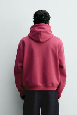 TOPSTITCHED HOODIE