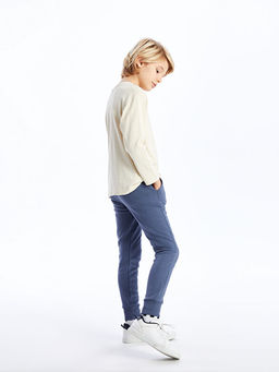 Beli Lastikli Basic Erkek ?ocuk Jogger E?ofman Alt?