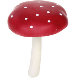 Фигура на спице "Гриб - Мухомор" 14 см, бордовый