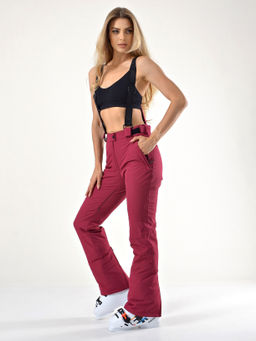 Брюки женские Azimuth зимние / горнолыжные 221/9292_33 Бордовый  фото 5