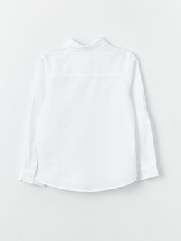 Basic Uzun Kollu Erkek ?ocuk G?mlek