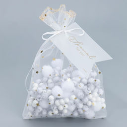 Цена за 5 шт. Мешок из фатина Фантазии, 16 24 см +/- 1.5 см - Дарите счастье фото 2