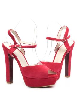 06-87VB RED Туфли женские (натуральная замша) - Фабричный китай фото 13