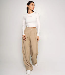 Лонгслив #КТ976, белый - Dommod фото 4