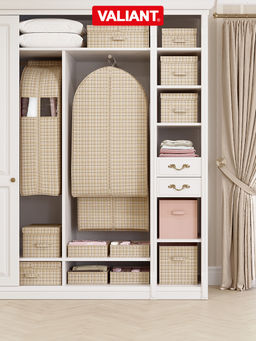Кофр для хранения обуви, 6 секций, 60*40*12 см, LONDON BEIGE, шт - Valiant фото 11