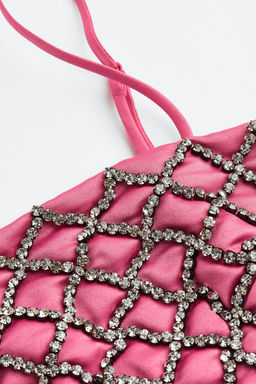 Crop top con strass - H&m фото 2