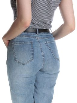 10071 BLUE Джинсы женские AMG JEANS (98% хлопок, 2% лайкра)