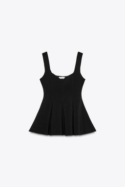 PEPLUM STRETCH TOP - Zara фото 15