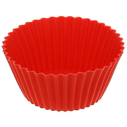 Форма для выпечки с тефлоновым покрытием 26х18см h2,8см, для 6 булочек, с индивидульными силиконовыми вставками 7х3см (Китай) - Домашняя мода фото 3