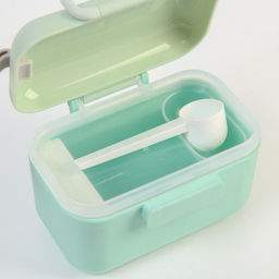 Контейнер для детского питания №2, 400 мл., бирюзовый