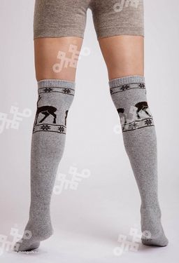 +Гольфы из монгольской шерсти (арт. 01119) - Монголка фото 2