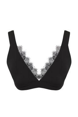 Trendyolmilla Siyah Dantel Detayl? Ucgen Bikini Ustu TBESS25BU00071 фото 5