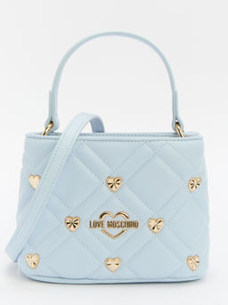 Женская сумка с ручками LOVE MOSCHINO SWEET STUDS Артикул 4377183, небесно-голубой