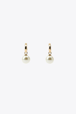 PEARL HOOP EARRINGS - Zara фото 2