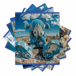 Цена за 5 шт. Тетрадь общая ученическая ErichKrause Roof Toy, 48 листов, клетка, глянцевая ламинация_MIX-PACK