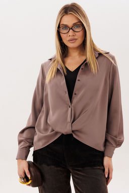 Блуза ANELLI 1663 поцелуй капучино