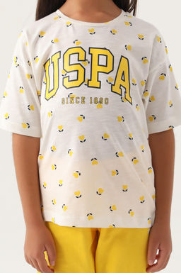 K_z _ocuk Krem Pijama Tak_m_ Sepette S_rpriz _ndirim - U.s. polo assn фото 5