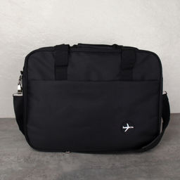 Сумка дорожная 40х22х31 см / BAG-65721/1 /уп 30/черная - ГалеонТрейд фото 2