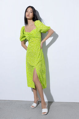 Приталенное платье с узором - Incity фото 6