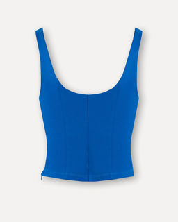 Приталенная блузка-топ корсетного кроя - Incity фото 24