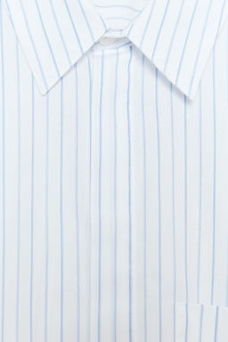 POPLIN CROP SHIRT