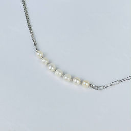 Колье на цепочке с Жемчугом 47 см +