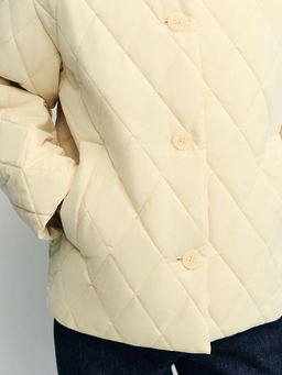 Куртка стёганая с вельветовым воротником / Zarina  фото 13