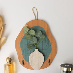 Настенные крючки декоративные Абстракция. Геометрия, дерево, 1.5?19.5?23.5 см