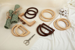 Gamma HA-33 Ручки для сумки 12.9 см 2 шт. №01 светлое дерево