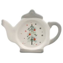 Подставка для чайных пакетиков доломит фигурная 12x8.4 см В ожидании чуда (478184) /DANIKS/