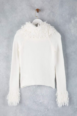 Ekru Triko Kazak TWOAW26KZ00261 - Trendyolmilla фото 2