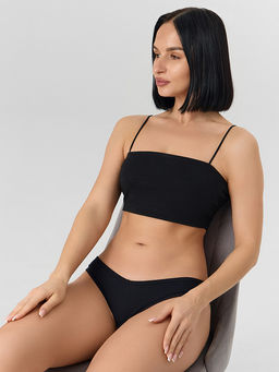 Цена за 2 штуки! Трусы бразилиана женские черные - Mark formelle фото 7