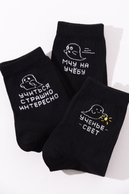 Носки мужские Мчу на учебу (набор 3 пары) - Berchelli фото 3