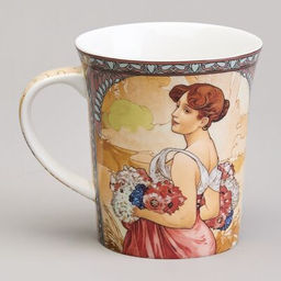 КРУЖКА LEFARD ВРЕМЕНА ГОДА (А. МУХА) 420 МЛ  фото 12