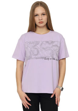 CRB wear / CSMW 60353-45 Футболка женская,лаванда/Ex.Cherubino