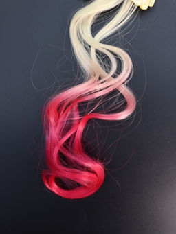 Заколка "Beautiful curl", white (8.5*5.5 см, L=30 см)