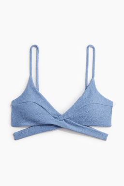 Top de bikini triangular con relleno