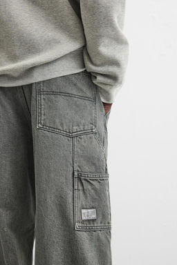 FADED CARPENTER POCKET TROUSERS - Zara фото 5