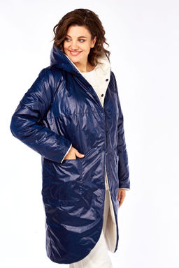 Куртка Diamant 1928-Р бежево-синий фото 5