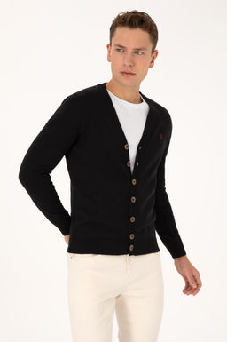 Erkek Siyah Basic Triko H_rka