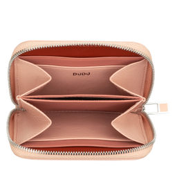 Итальянский кожаный кошелек для карт DuDu серии Hokkaido | пудровый - Dudubags фото 4