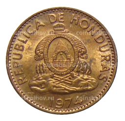 1 сентаво 1974 года Гондурас