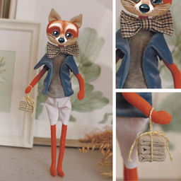 Набор для шитья. Мягкая игрушка «Лис Леон», 35 см