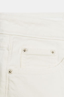 BERMUDA REGULAR DENIM TRF TIRO MEDIO / Blanco roto - Zara фото 8