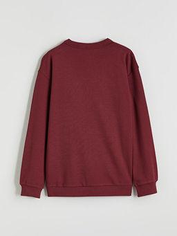 Bisiklet Yaka Bask?l? Erkek ?ocuk Ti??rt